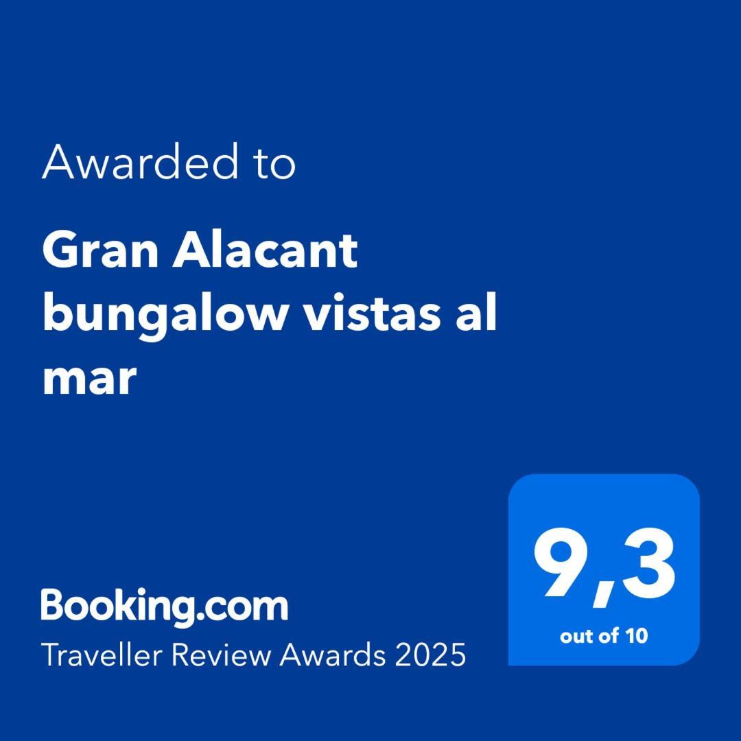 Gran Alacant Bungalow Vistas Al Mar Екстер'єр фото